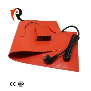 Customized flexible silicone rubber heating pad with thermostat