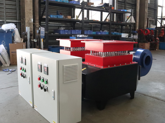 High-power air duct heater