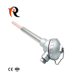 100mm Armored Thermocouple High Temperature Type K Thermocouple Temperature Sensor can be heated to 0-1200 degrees Celsius