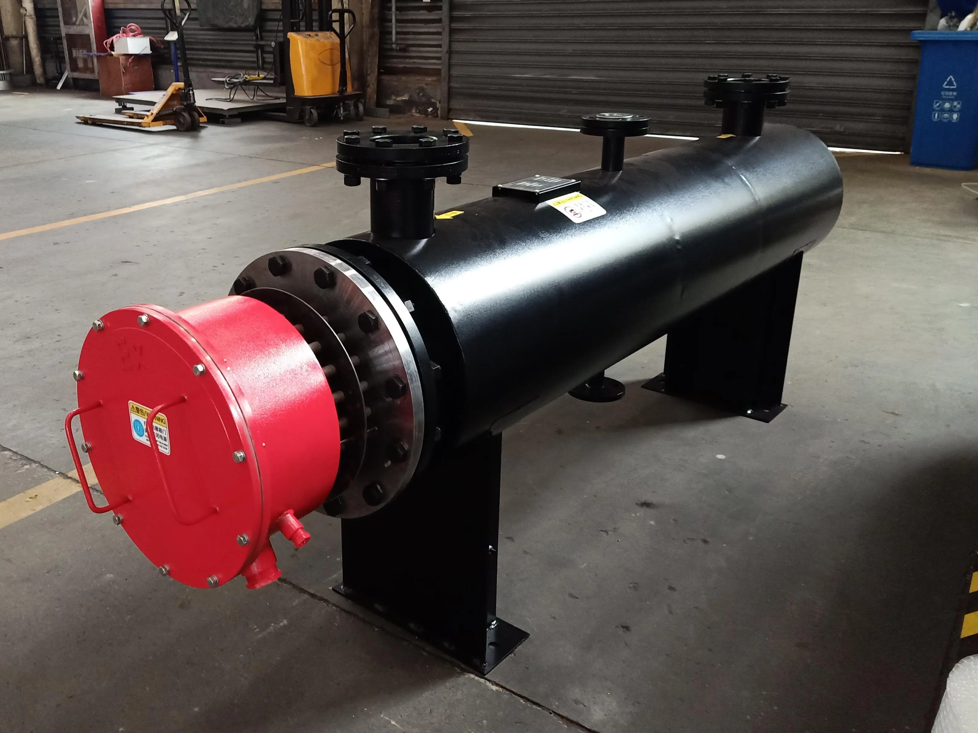 Pipeline heater customer to factory acceptance