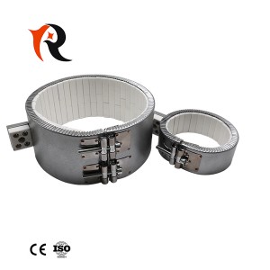 ceramic band heater for spraying melting cloth extruder