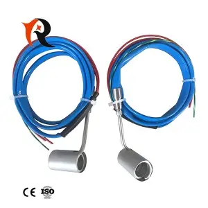 Electric 230V 600W straight hot runner coil heater with thermocouple