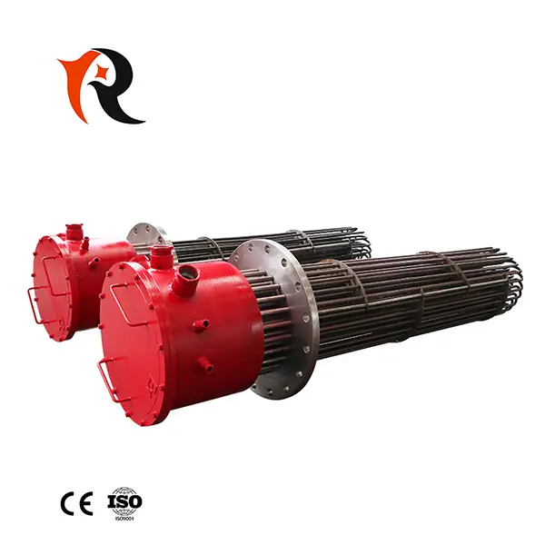 Flange immersion heater