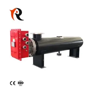Industrial electric customized pipeline heater for water heating
