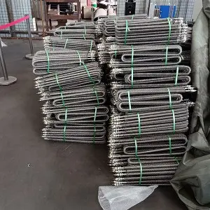 Customize shape finned heater for load bank