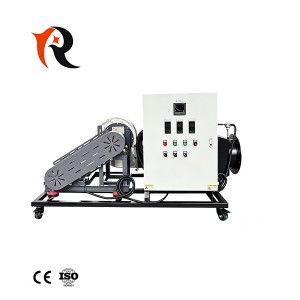 Air duct heater for heating the factory