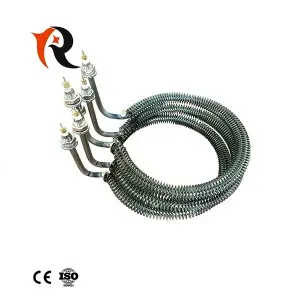 Electric Customized stainless steel Finned Heating element for Dry Burning