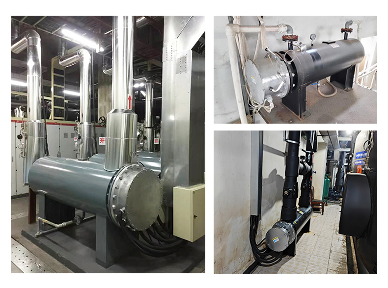 Compressed gas pipe heater