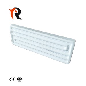 240x60mm 600w Infrared plate ceramic flat heater for thermoforming