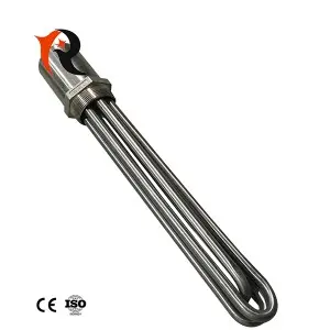 Stainless steel 316 immersion flange heater for industrial liquid heating