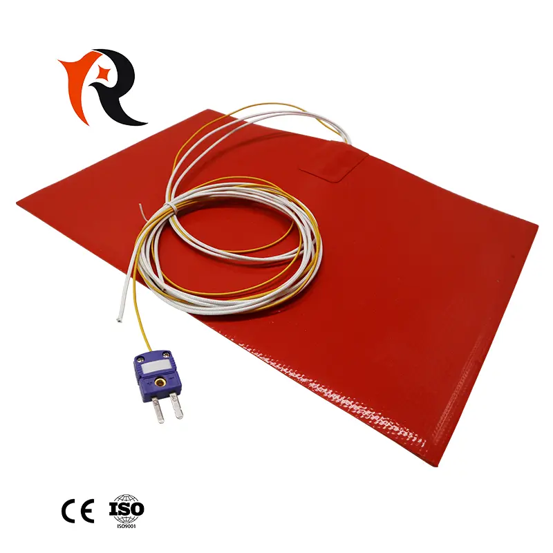 Industrial silicone heating pad