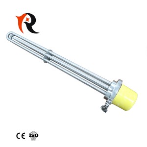 220V 1″/1.5″/2″BSP/NPT 300mm Immersion Flange heater For Liquids heating