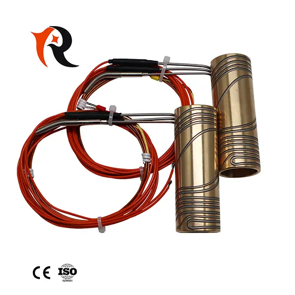 Brass hot runner coil heater with K/J type thermocouple Featured Image