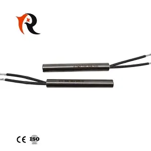 Water immersion cartridge heater with thread