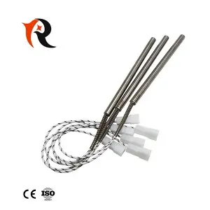 Right angle 230V stainless steel cartridge heater
