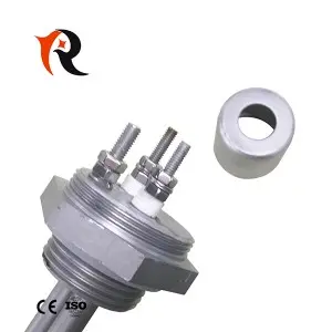 Stainless steel 316 immersion flange heater for industrial liquid heating