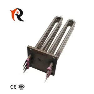 220V 240V square immersion flange heater for liquid heating