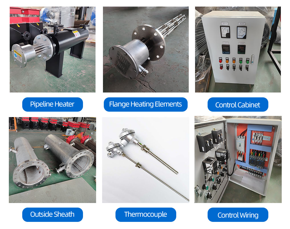 pipeline heater structure