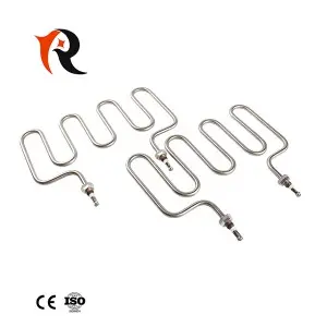 Stainless steel water immersion coil tubular heating element