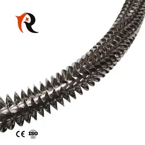 Stainless steel air resistance heater cartridge with fins