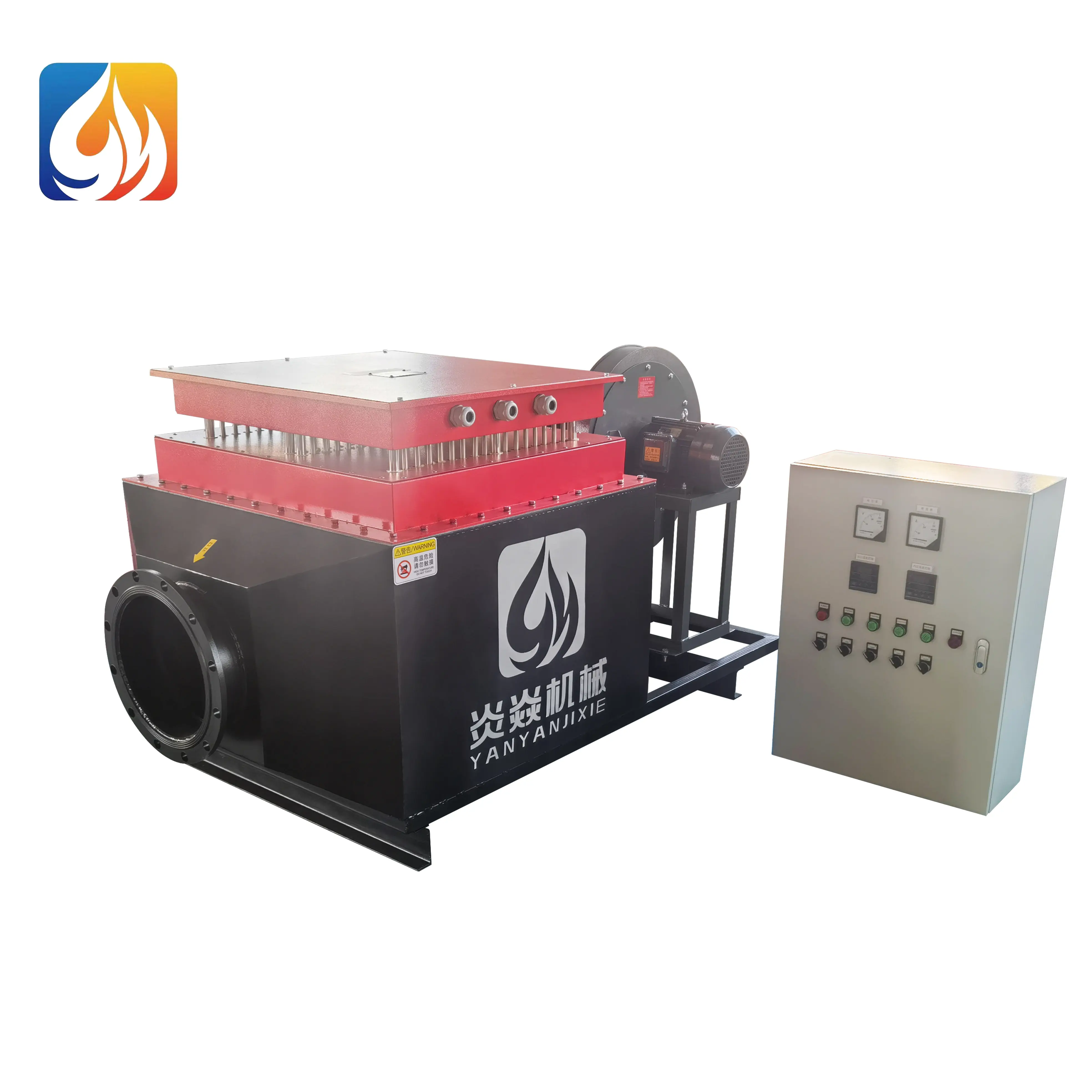 Air Finned Duct Heater 600KW industrial warm blower hot air duct heater – Yanyan