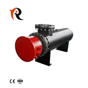 Chemical reactor pipeline heater