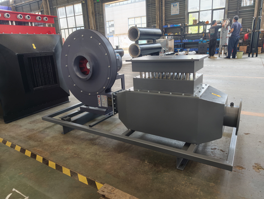 High-pressure air supply duct heater