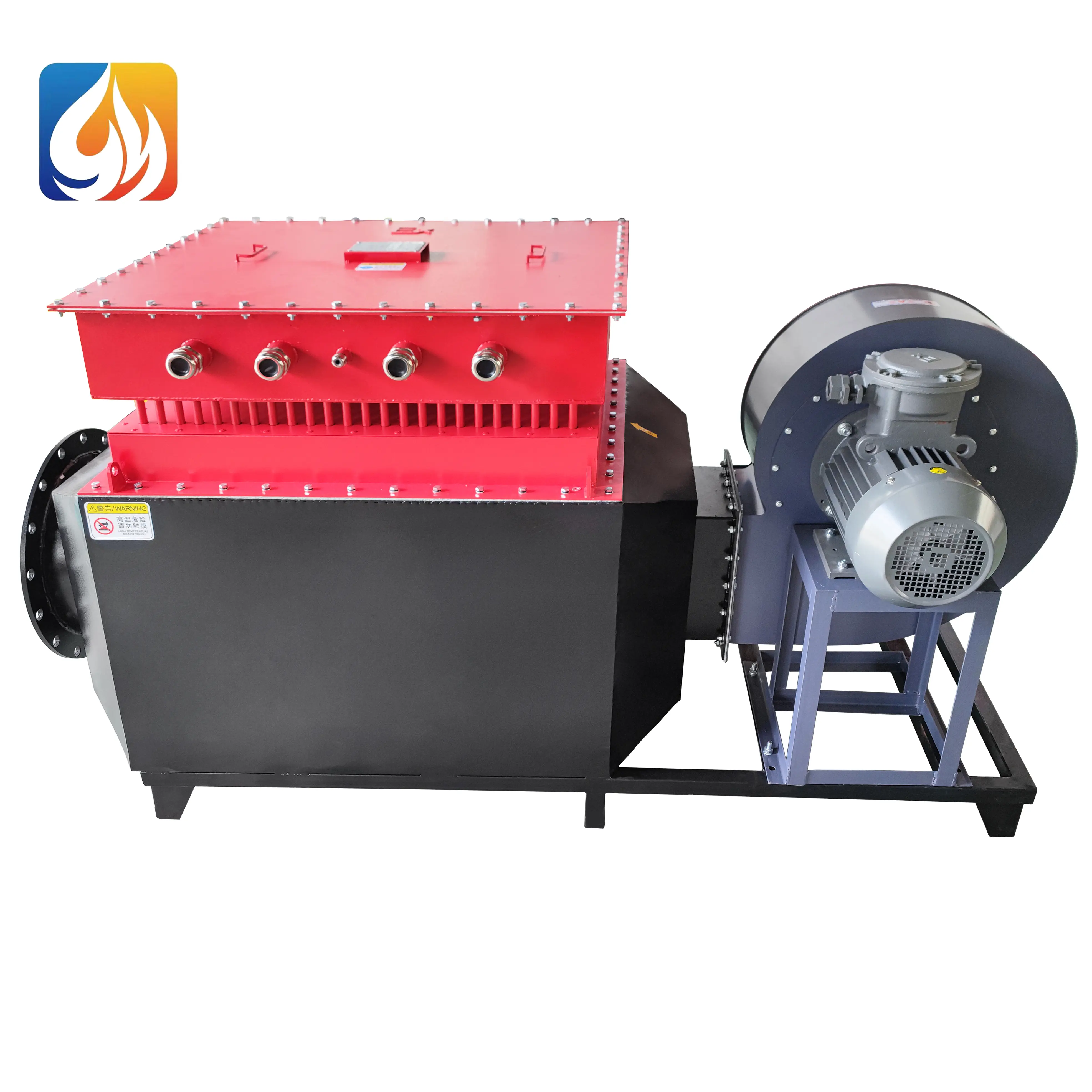 Electric Air Process Duct Heater High quality 100KW electric air duct heater with blower for room heating – Yanyan