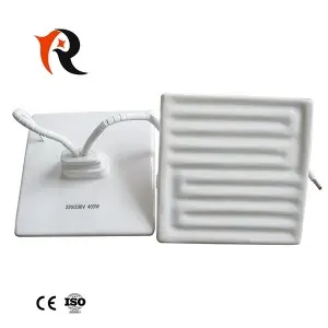 400V 245*60mm 650W Electric Far Infrared Ceramic element heater for thermoforming