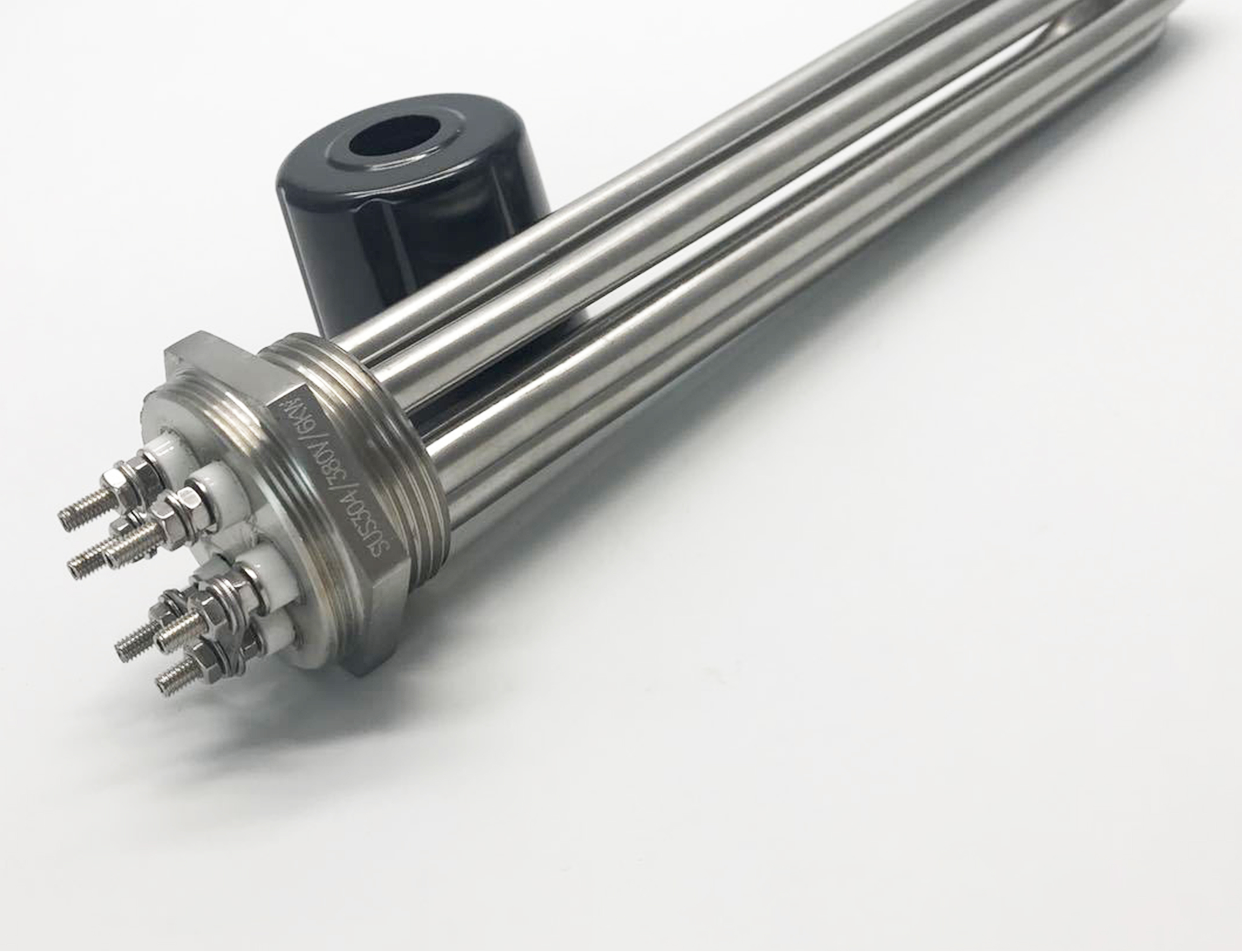 Water heating flange