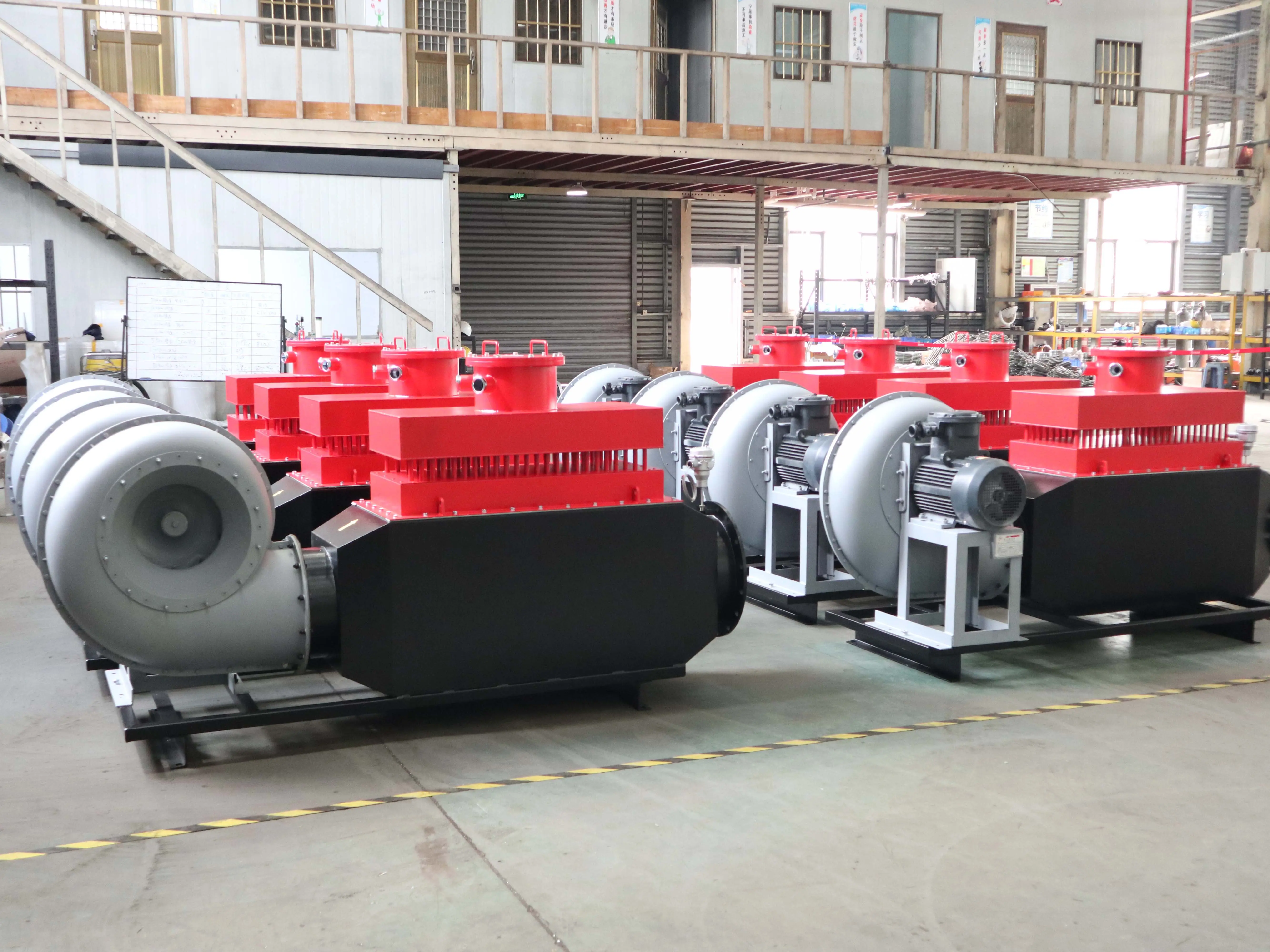 What is the installation form of air duct heater?