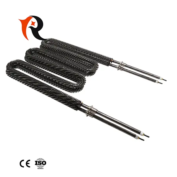 110V straight shape fin air tubular heating element Featured Image
