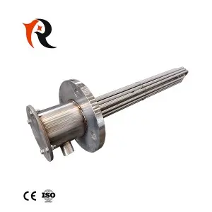 Customized Oil Water Gas Flange Tubular Tank Heater
