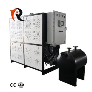 Roller thermal oil heater