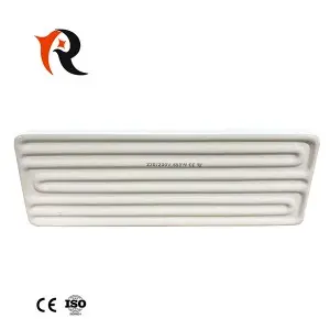 240x60mm 600w Infrared plate ceramic flat heater for thermoforming