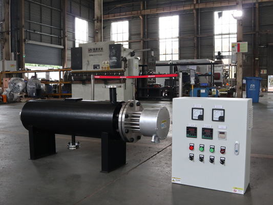 Pipeline heater for oil