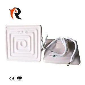 240x60mm 600w Infrared plate ceramic flat heater for thermoforming