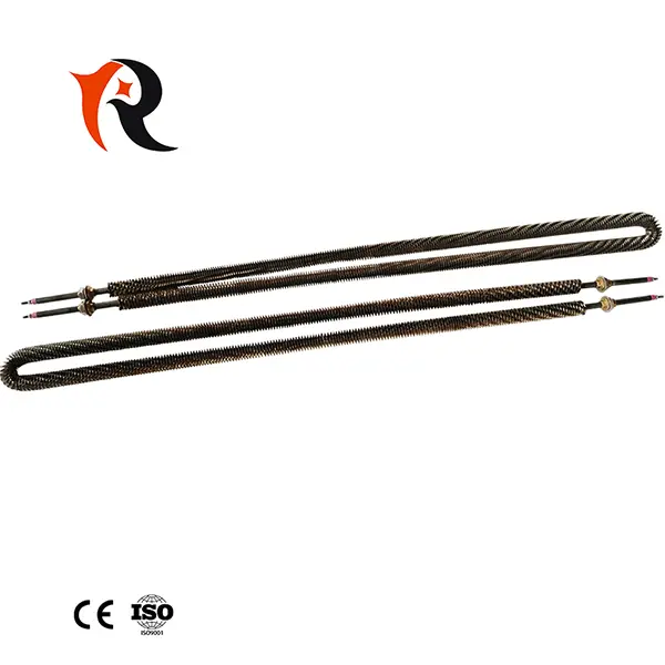 Stainless steel air resistance heater cartridge with fins Featured Image