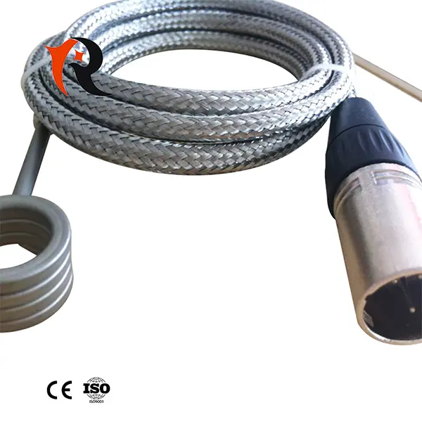 Electric 230V 600W straight hot runner coil heater with thermocouple Featured Image