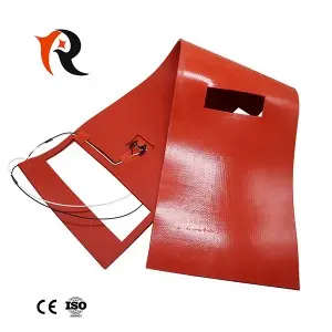 200L oil drum silicone heating pad with digital temperature controller