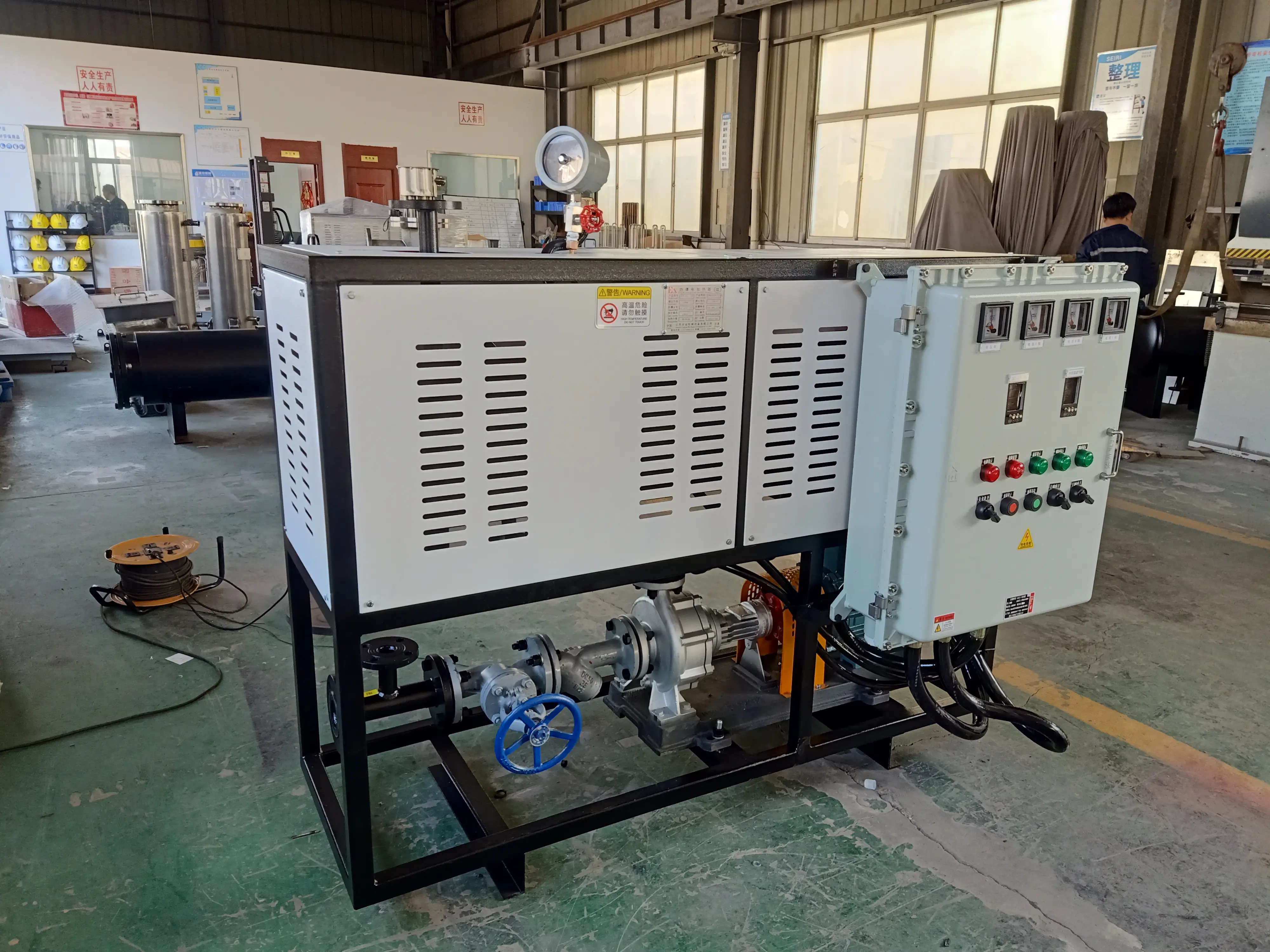 electric thermal oil furnace VS traditional boiler