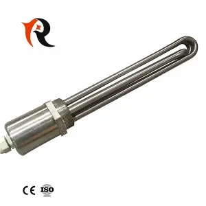 Stainless steel 316 immersion flange heater for industrial liquid heating
