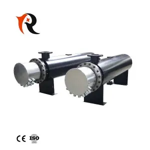 High pressure gas line heater