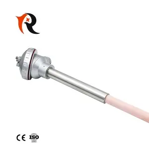 100mm Armored Thermocouple High Temperature Type K Thermocouple Temperature Sensor can be heated to 0-1200 degrees Celsius