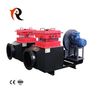 Exhaust gas treatment heater