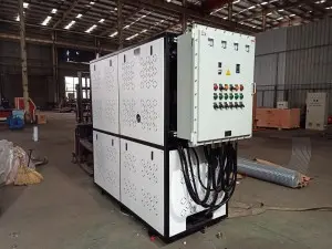 Roller thermal oil heater