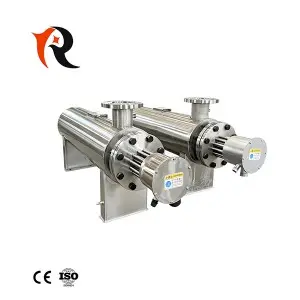 Pipeline Heater for High-Temperature Flue Gas H...