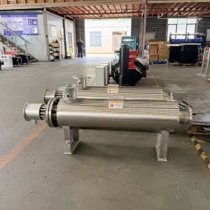 Pipeline Heater for High-Temperature Flue Gas Heating