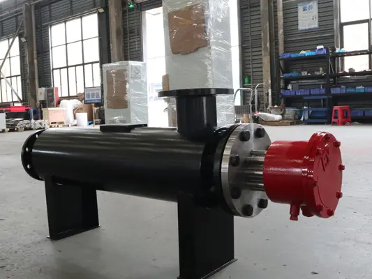 What are the design standards for high-temperature and high-pressure steam electric heaters?