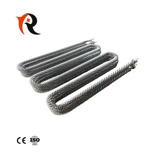 110V straight shape fin air tubular heating element